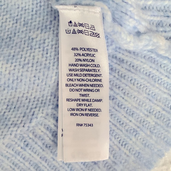 Sincerely Jules Light Blue Sweater Vest XS - Picture 5 of 6